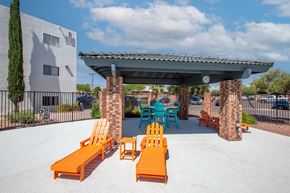 Tucson apartment for rent - Pool Lounge Seating at The Link at 4th Ave Apartments