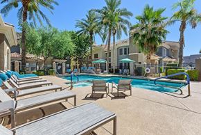 Gilbert apartment for rent - Pool at Cambria Apartments in Gilbert Arizona