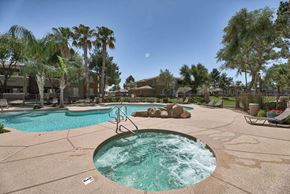Goodyear apartment for rent - Spa and pool at Desert Sage Apartments in Goodyear Arizona