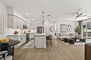Avondale apartment for rent - A modern kitchen with a dining table and chairs.