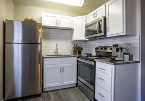 Tucson apartment for rent - Studio kitchen at The Link at 4th Ave Apartments in Tucson