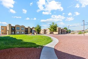 Kingman apartment for rent - Walking Path and Playground at Copper Ridge Apartments in Kingman Arizona