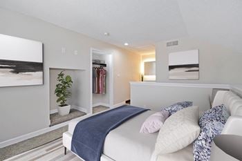 Foot-friendly carpeting in bedrooms