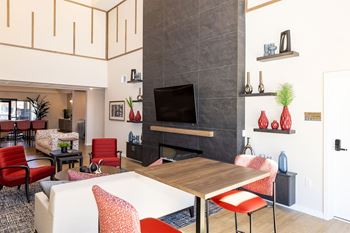 2-Story resident lobby