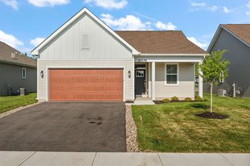 Attached two-car garage