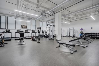 24-Hour fitness center & yoga studio