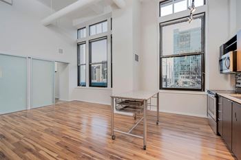 Wood-style luxury vinyl plank flooring