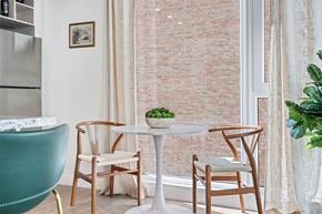 Cleveland apartment for rent - dining table and chairs
