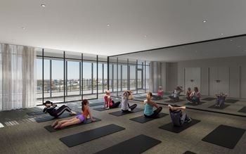 Yoga and spin studio
