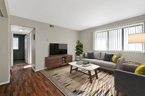 Clinton Township apartment for rent - Carlyle Place Apartments Living Room