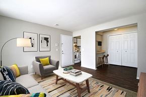 Clinton Township apartment for rent - Carlyle Place Apartments Living Room
