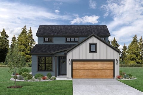 Floor plan for 4 beds, 3 baths, 1981 sqft