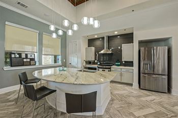 Demonstration kitchen with dining area