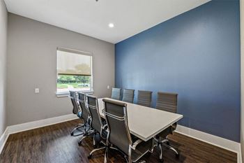 Business center and conference room