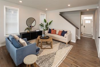 Wood-style plank flooring