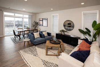 Open concept floor plans