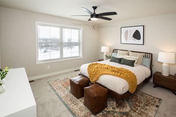 Spacious bedrooms