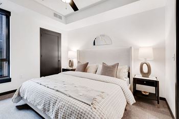 Carpeted bedrooms