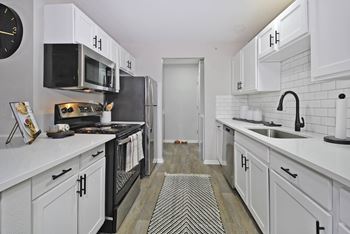 Stainless steel kitchen appliances*