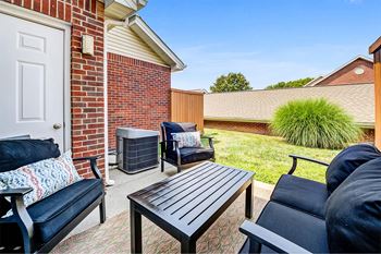 Private balcony or patio