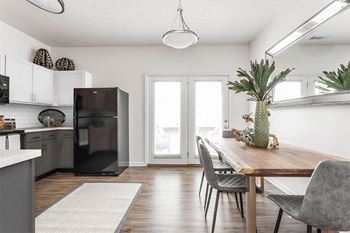 Wood-inspired vinyl flooring
