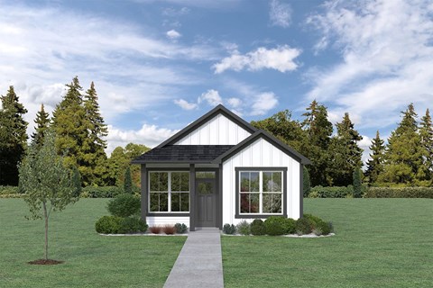 Floor plan for 2 beds, 2 baths, 842 sqft