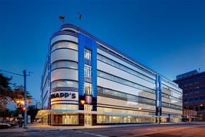Lansing apartment for rent - The exterior of a building with the name