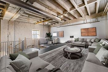 Exposed brick accent walls*