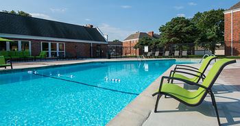 Outdoor swimming pool with sundeck