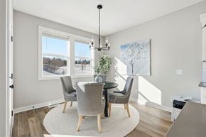 Lakeville apartment for rent - A dining room with a table and chairs.