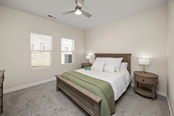 Ceiling fans in bedrooms
