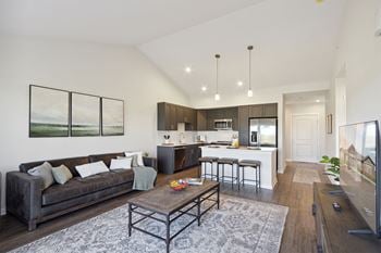 Hardwood-inspired luxury vinyl tile floors