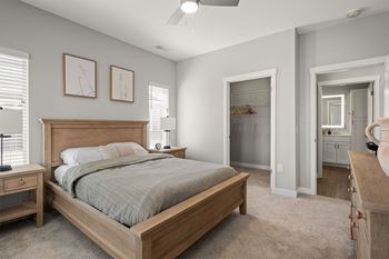Designer carpet in bedrooms