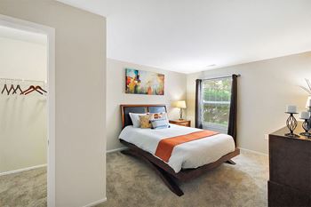 Foot friendly carpeting in bedrooms