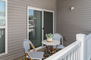 Large patio or balcony with private storage*