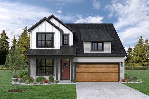 Floor plan for 4 beds, 2.5 baths, 2173 sqft
