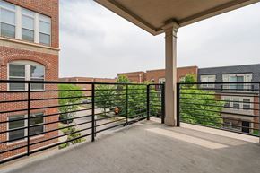 Columbus apartment for rent - a view of the balcony at the bradley braddock road station apartments