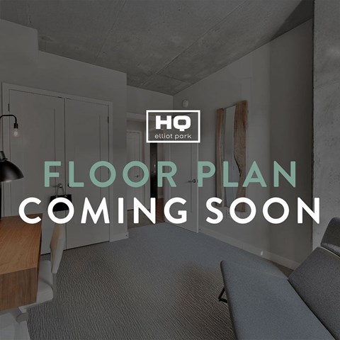 Floor plan for 2 beds, 2.5 baths, 1468 sqft