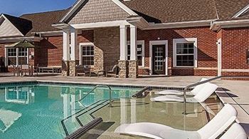 Pool with sundeck