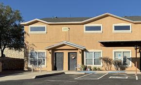 El Paso townhouse for rent - A building with the number 40 on the front.