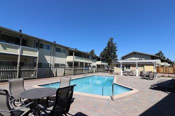Sundeck with swimming pool