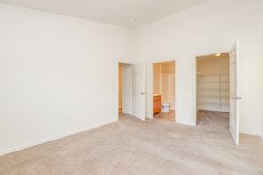Mechanicsville apartment for rent - a bedroom with a closet and a bathroom with a toilet