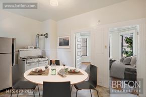 San Francisco apartment for rent - Dine in Kitchen Large with Gas Range