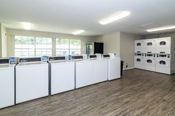 Two on-site laundry centers