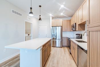 Custom 42-inch kitchen shaker cabinets