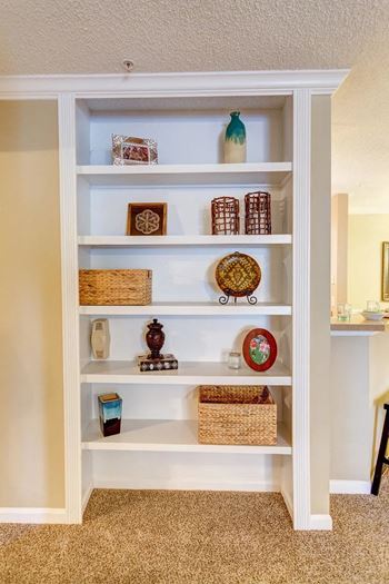 Custom built-in shelving *