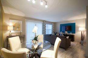 Lexington apartment for rent - Dining and Living Room at The Metropolitan in Lexington, KY