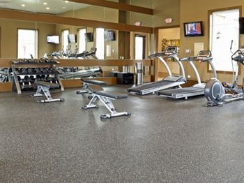 State-of-the-art gym and spin studio