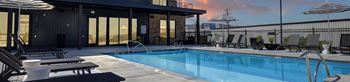 Elevated resort-style pool