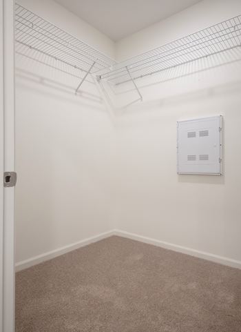 Large walk-in closets